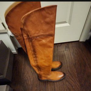 Franco Sarto, Battina Over the Knee Boot, Cognac, Size 5